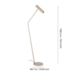 CAMINIA Lampa podłogowa 901155 EGLO
