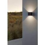 CALPINO 3 lampa ścienna kinkiet zewnętrzny LED czarny 901064 EGLO