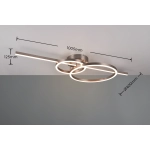 Plafon MONTILLA – 643010307 incl. 1x SMD, 54W · 1x 6300lm, 2700 - 6000K TRIO