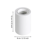 CAROSSO-Z Oprawa sufitowa LED GU10 Biała tubka spot plafon Smart Home 901169 EGLO