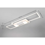 ALBANY – 647710431 incl. 1x SMD, 37W · 1x 4300lm, 2700 - 6500K TRIO