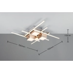 ROGER – 647810407 incl. 1x SMD, 35W · 1x 4050lm, 2700 - 6500K z pilotem TRIO