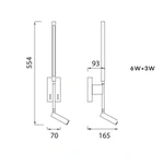 Lampa ścienna Mantra Torch 6703MA - zdjęcie dodatkowe 3