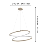 RUOTALE Lampa wisząca 901141 EGLO