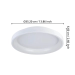 LORETELLO lampa ścienna / sufitowa 901248 EGLO