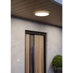 MINERARIO Plafon LED 39 cm IP54 biały okrągły lampa ścienna / sufitowa 901577 EGLO