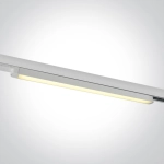 WHITE 16W CCTV LINEAR TRACK LIGHT 100-240V 65018T/W/V ONE LIGHT