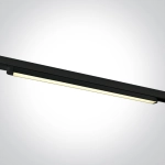BLACK 25W CCTV LINEAR TRACK LIGHT 100-240V 65025T/B/V ONE LIGHT