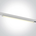 WHITE 25W CCTV LINEAR TRACK LIGHT 100-240V 65025T/W/V ONE LIGHT