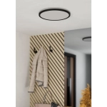 MINERARIO Plafon LED 39 cm IP54 czarny okrągły lampa ścienna / sufitowa 901573 EGLO