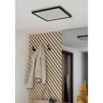 MINERARIO Plafon LED 39 cm IP54 czarny kwadratowy lampa ścienna / sufitowa 901575 EGLO
