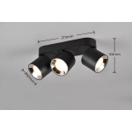Spot GUAYANA – 651000332 excl. 3x GU10 · max. 10W TRIO