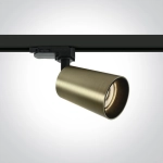 Cone 65105CT/BBS BRUSHED BRASS 10W GU10 TRACK SPOT ONE LIGHT