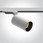 WHITE 10W GU10 TRACK SPOT 100-240V DARK LIGHT 65105DT/W ONE LIGHT