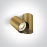 65105E/BS BRASS GU10 10w DARK LIGHT One Light