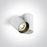 65105E/W WHITE GU10 10w DARK LIGHT One Light