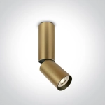 65105EA/BS BRASS GU10 10w DARK LIGHT One Light