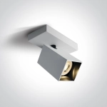 The Retro Square GU10 Spots 65105NB/W ONE LIGHT