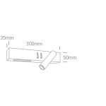 Kinkiet Reading Spots Aluminium 65146A/W/W ONE LIGHT