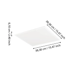 MORADILLO-Z oprawa sufitowa LED-RGB/CCT Plafon 39,3x39,3 cm biały 901513 EGLO