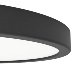 FUEVA 6 Plafon LED 14,2W 2700/4000/6500K czarny okrągły / oprawa natynkowa 901299 EGLO