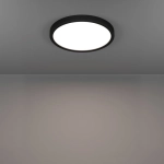 FUEVA 6 Plafon LED 14,2W 2700/4000/6500K czarny okrągły / oprawa natynkowa 901299 EGLO