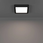 FUEVA 6 Plafon LED 7W 2700/4000/6500K czarny kwadratowy / oprawa natynkowa 901302 EGLO