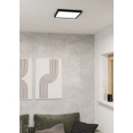 FUEVA 6 Plafon LED 13W 2700/4000/6500K czarny kwadratowy / oprawa natynkowa 901304 EGLO