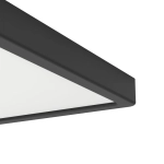 FUEVA 6 Plafon LED 17,5W 2700/4000/6500K czarny kwadratowy / oprawa natynkowa 901305 EGLO