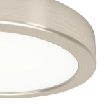 FUEVA 6 Plafon LED 7,5W 2700/4000/6500K nikiel mat okrągły / oprawa natynkowa 901315 EGLO