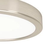 FUEVA 6 Plafon LED 11,5W 2700/4000/6500K nikiel mat okrągły / oprawa natynkowa 901316 EGLO