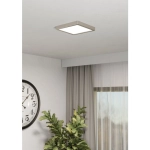 FUEVA 6 Plafon LED 10,5W 2700/4000/6500K nikiel mat kwadratowy / oprawa natynkowa 901321 EGLO