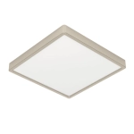 FUEVA 6 Plafon LED 13W 2700/4000/6500K nikiel mat kwadratowy / oprawa natynkowa 901322 EGLO