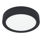 FUEVA 6 Plafon LED 7,5W 2700/4000/6500K IP44 czarny okrągły / oprawa natynkowa 901324 EGLO