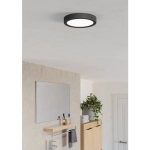 FUEVA 6 Plafon LED 7,5W 2700/4000/6500K IP44 czarny okrągły / oprawa natynkowa 901324 EGLO