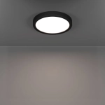 FUEVA 6 Plafon LED 11,5W 2700/4000/6500K IP44 czarny okrągły / oprawa natynkowa 901325 EGLO