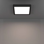 FUEVA 6 Plafon LED 10,5W 2700/4000/6500K IP44 czarny kwadratowy / oprawa natynkowa 901329 EGLO