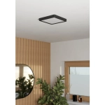 FUEVA 6 Plafon LED 10,5W 2700/4000/6500K IP44 czarny kwadratowy / oprawa natynkowa 901329 EGLO