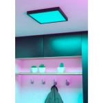 FUEVA 6-Z Plafon LED 13,5W RGB+TW IP44 czarny kwadratowy / oprawa natynkowa 901375 EGLO