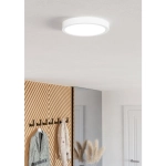 FUEVA 6-Z Plafon LED 11,2W RGB+TW IP44 biały okrągły / oprawa natynkowa 901376 EGLO
