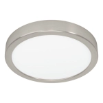 FUEVA 6-Z Plafon LED 11,2W RGB+TW IP44 nikiel mat okrągły / oprawa natynkowa 901381 EGLO