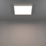 FUEVA 6-Z Plafon LED 13,5W RGB+TW IP44 nikiel mat kwadratowy / oprawa natynkowa 901384 EGLO