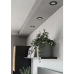 FUEVA 6 Oprawa wpuszczana LED 3X3,7W 2700/4000/6500K czarna 8,8 cm Zestaw 901385 EGLO