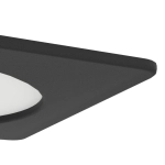 FUEVA 6 Oprawa wpuszczana LED 6,3W 2700/4000/6500K czarna 11,9 cm 901391 EGLO
