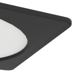 FUEVA 6 Oprawa wpuszczana LED 10,5W 2700/4000/6500K czarna 16,6 cm 901392 EGLO
