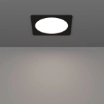 FUEVA 6 Oprawa wpuszczana LED 10,5W 2700/4000/6500K czarna 16,6 cm 901392 EGLO