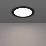 FUEVA 6 Oprawa wpuszczana LED 10,5W 2700/4000/6500K IP44 czarna 16,8 cm 901414 EGLO