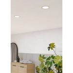 FUEVA 6 Oprawa wpuszczana LED 6,3W 2700/4000/6500K IP44 biała 11,9 cm 901417 EGLO