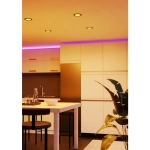 FUEVA 6-Z Oprawa wpuszczana LED 5W RGB/CCT czarna 12 cm 901426 EGLO