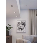 FUEVA 6-Z Oprawa wpuszczana LED 3X2,8W RGB/CCT nikiel mat 8,8 cm Zestaw 901434 EGLO